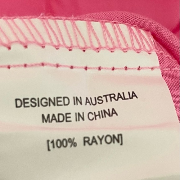 NEW Petal and Pup rayon tiered V-neck dress medium flowing boho pockets NWT pink - Picture 6 of 10